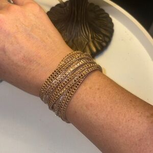 Swarovski crystal wrap bracelet